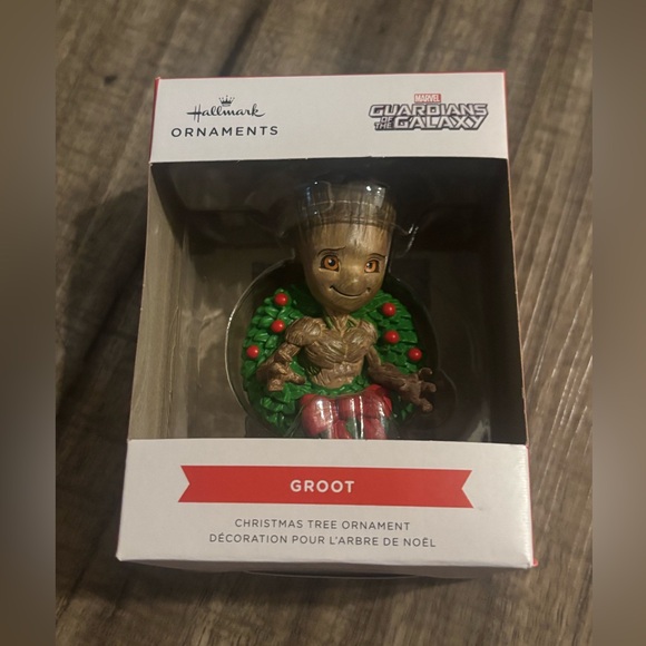 Disney Other - Disney Guardians of the Galaxy Groot Hallmark Christmas Tree Ornament New in Box